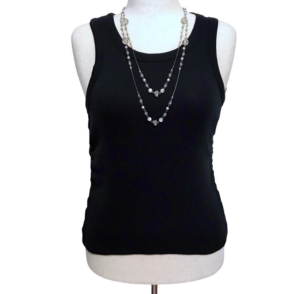 Rebellious One NWT Black Ribbed Tank Top Juniors L